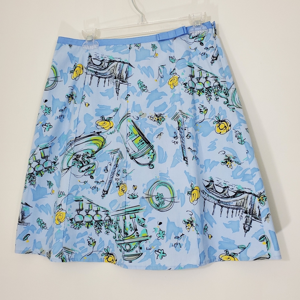 Rafaella Blue Skirt, Size 10 P